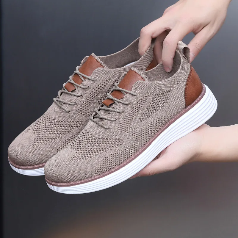 New Men's Mesh Casual Shoes Male Lightweight Breathable Comfortable Sneakers Outdoor Walking Anti-slip Shoes For Men