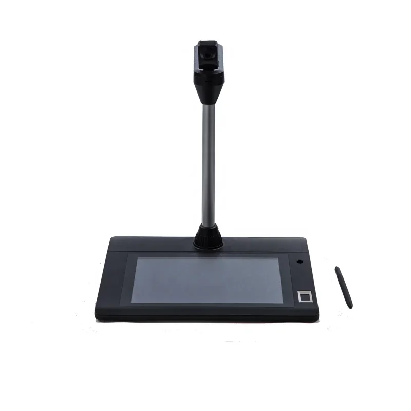 

All-in-one Signature Pad Multi-function Electronic Signature And Approval Screen Dual Camera Document Scanner With Fingerprint