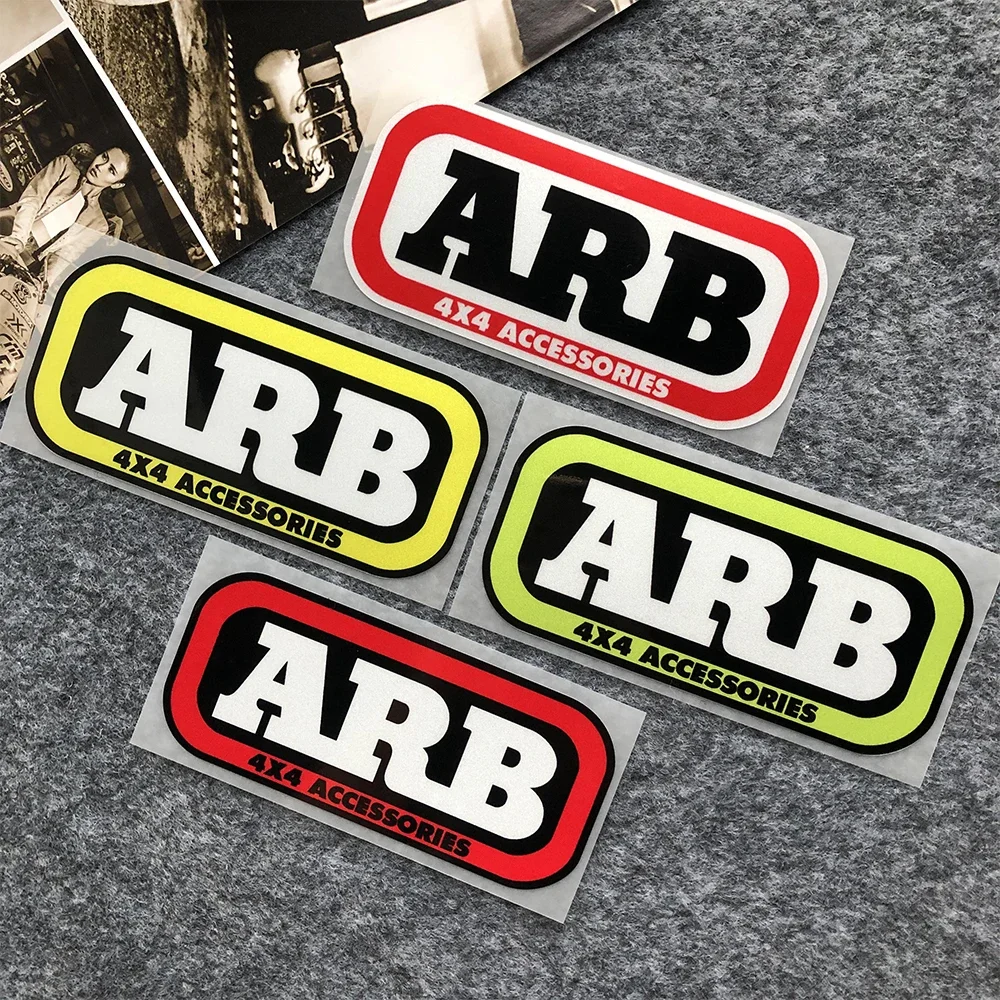 ARB 4X4 Accessories Warning Sticker Off-Road Reflective Decal Decor Car Window Body Motorcycle Motorbike Racer