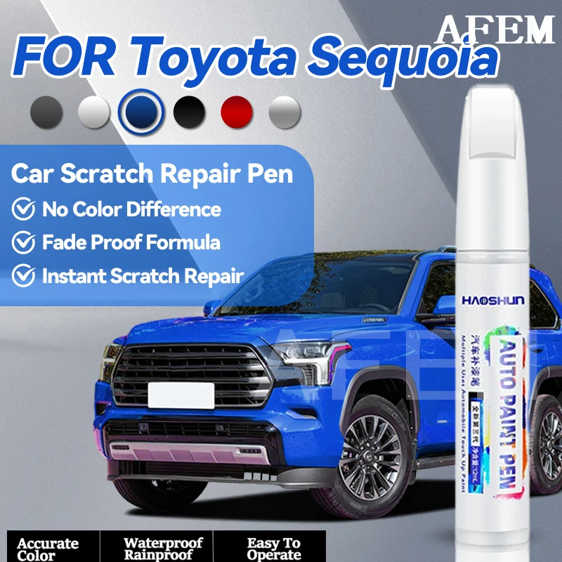Specialized Automobiles Car Paint Repair Pen For 2000-2025 Toyota Sequoia Paint Scratch Repair Accessories Silver 1L9 White 040