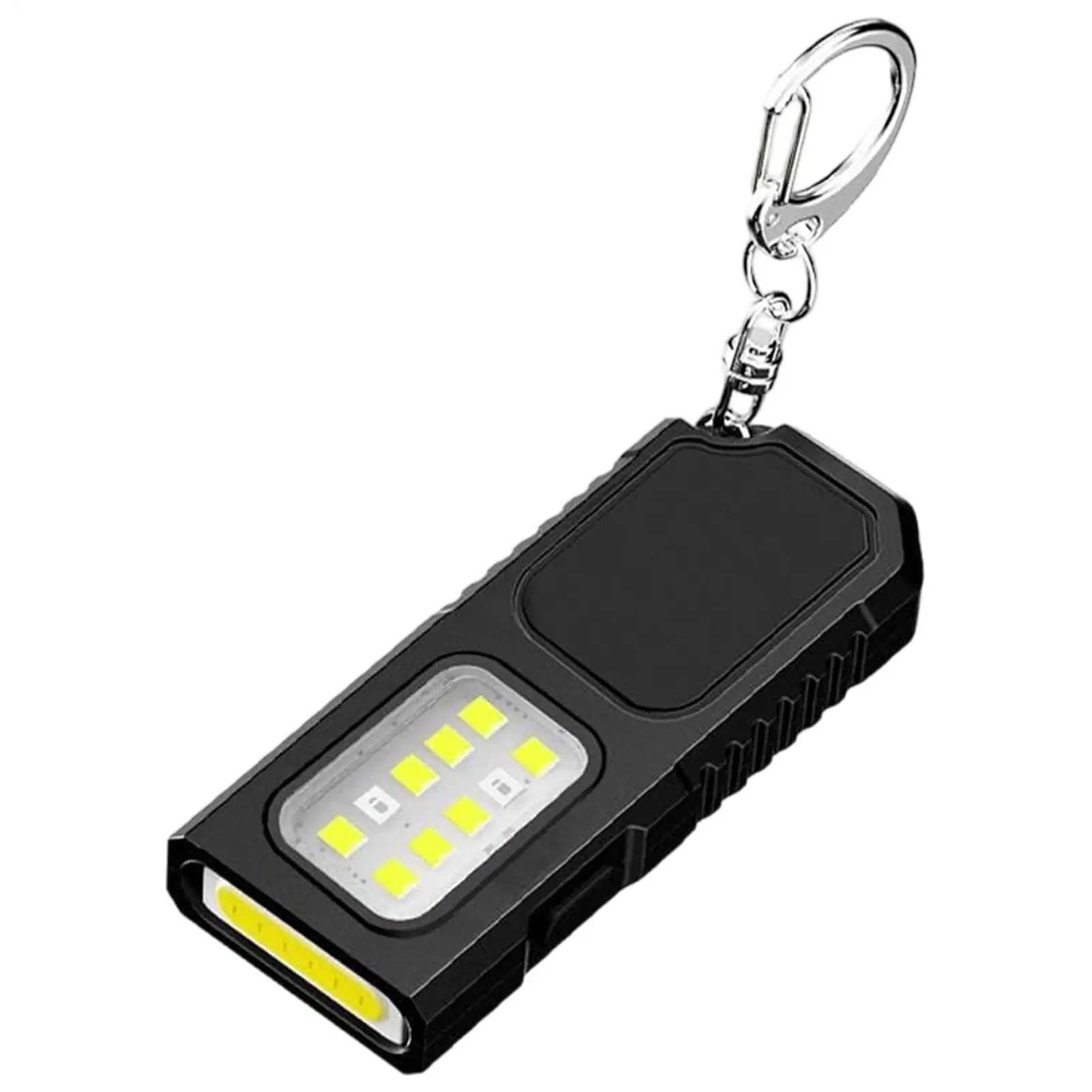 Rechargeable Mini Flashlight High-Brightness Rechargeable USB Charging LED Light Keychain For Fishing Car Repair Hiking Bike