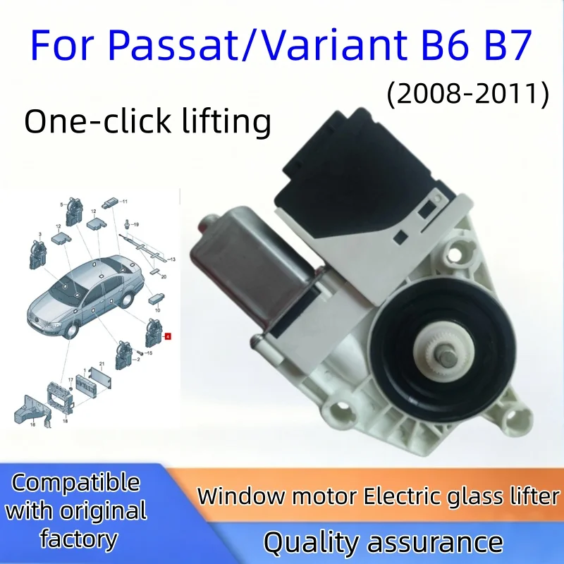 Window lift motor and module for VW CC Back left back right 1K0959794/Q 1K0959795/Q 3C0959795/B 3C0959794B 3C8959703C 3C8959704C