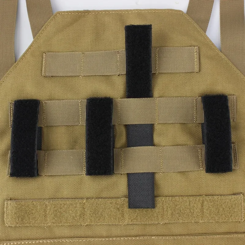 4PCS Molle Strip Adapter Vest Backpack Patch Panel Hook&Loop Converter Ribbon Strips ID Patches Display Holder