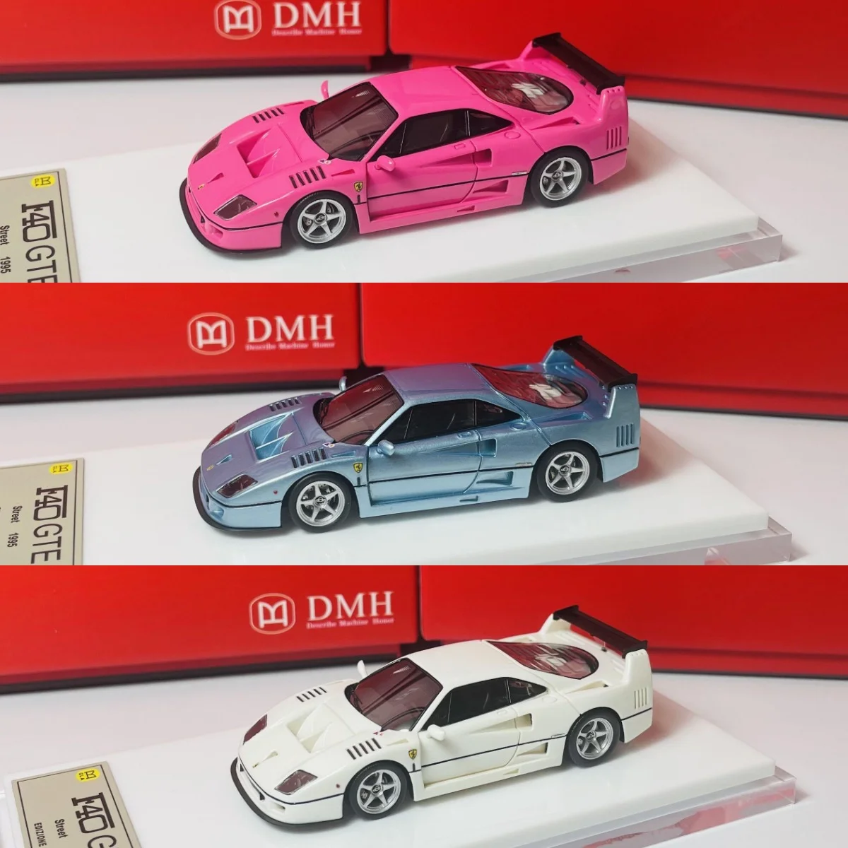 DMH 1:64 Scale F40 GTE Resin Car Model