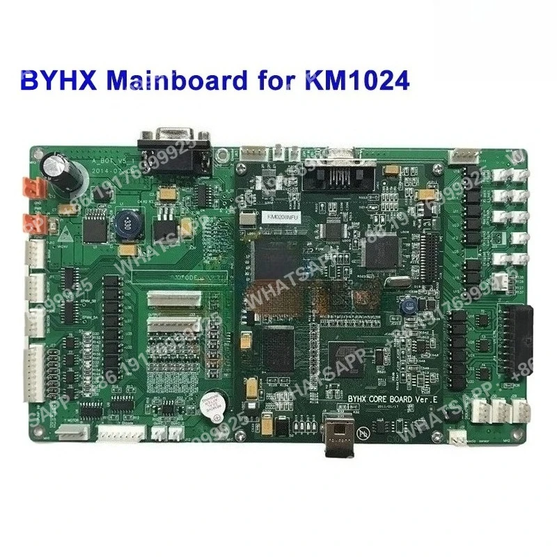 LXQIN BYHX KM1024 Основная плата для Konica 1024 Печатающая головка для принтера Allwin Docan Xuli Human Flora Myjet Основная плата BYHX Board