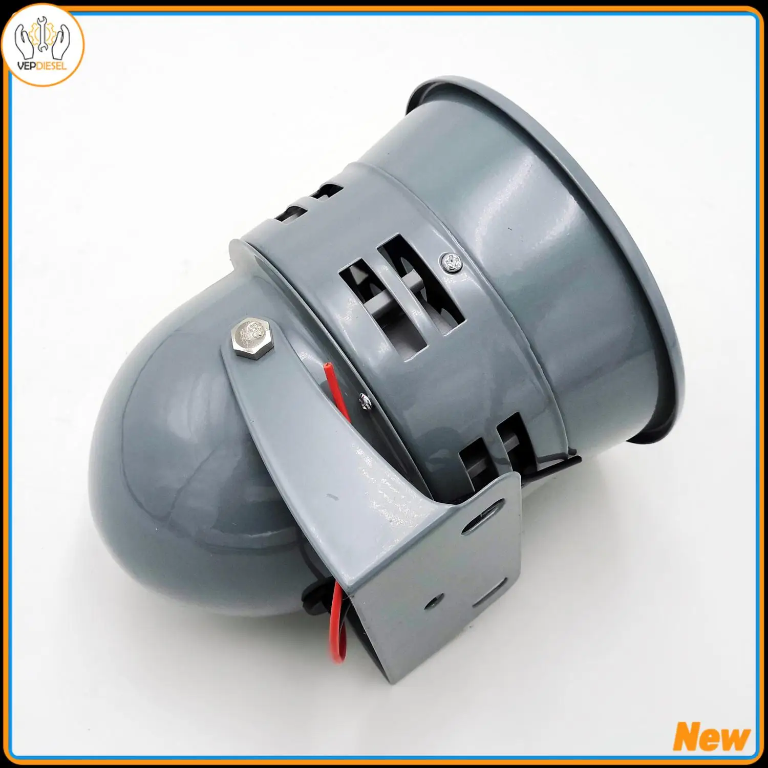 

Электрическая сирена-гудок 12В 300дБ с электроприводом для грузовиков, легковых автомобилей, внедорожников, лодок, тракторов, фургонов, серых цвета, автомобильные аксессуары