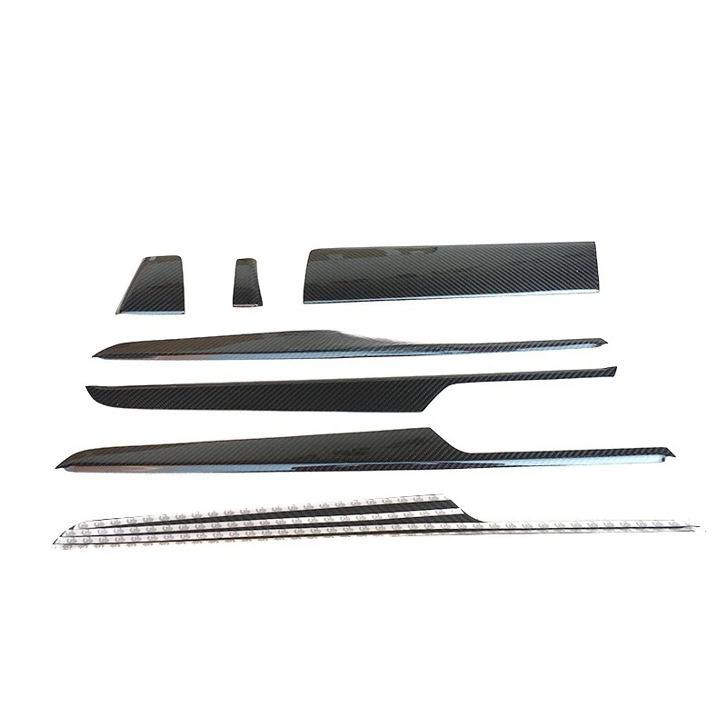 

new 95B Carbon Interior Kit Dry Carbon Door Trim Panel Decorative Interior Components