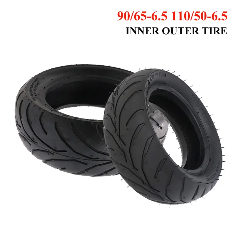 

11 Inch 90/65-6.5 Tire 110/50-6.5 Inner Tube Outer Tyre for Electric Scooter 47/49cc Mini Motor Front Rear Wheel Parts