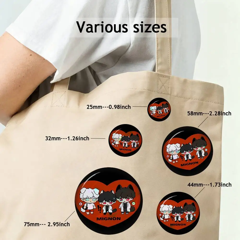 Anime Popular Korean Comics Mignon Cartoon Y2K Aesthetic Pins Funny Badge Pins For Friend, Backpack, Collectible Accessories