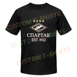 2024 Men T Shirt Casual Spartak Moscow T-shirt Graphic Summer Short Sleeves 100% Cotton S-3XL