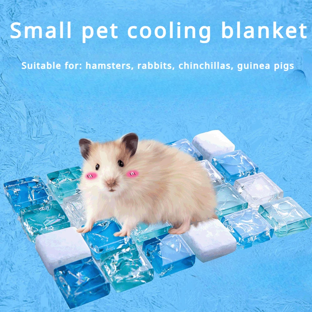 Hamster Cooling Pad, Summer Hamster Cooling Mattress, Guinea Pig Bed,Suitable for Rabbits, Guinea Pigs, Golden Bears, S-XXXL