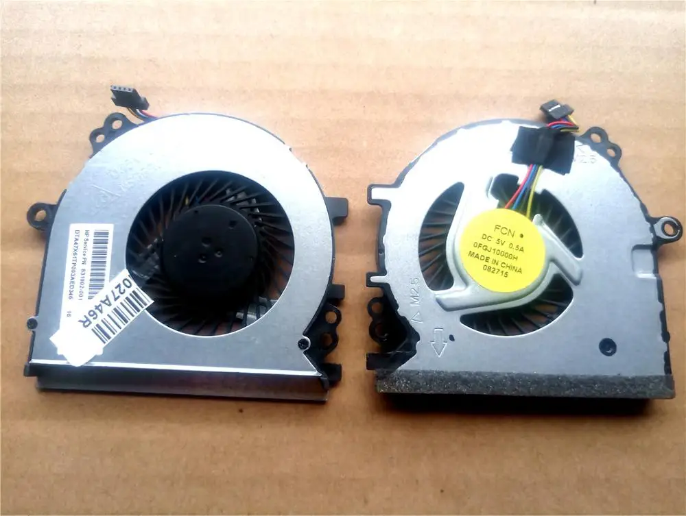 New Laptop Cooling Fan For HP Probook 430 G3 Series PN: 831902-001 0FGJ10000H NS65B02-14M02 Cooler Fans