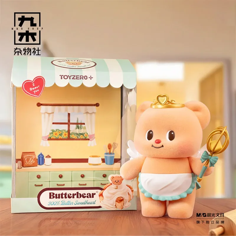 M&G SHOP Butterbear 300% masło Sweetheart seria Anime figurka ozdoba figurki Home Decor lalki na biurko Model prezent