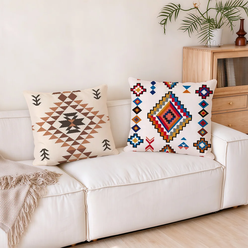 Bohemian Turkish cushion cover Pillowcases Square Office Bedroom Headboard Sofa Living Room Backrest Cushions Sleeping Pillows