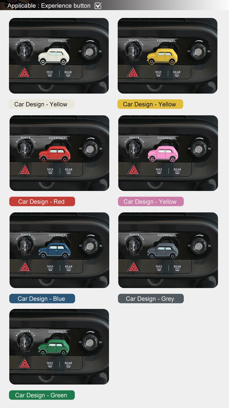Silikon-Schutzabdeckung für die Mittelkonsole des Mini Cooper J01 F05 F65 F66 U25 F67, Zierstück für den Start-Stopp-Knopf – Detail 21