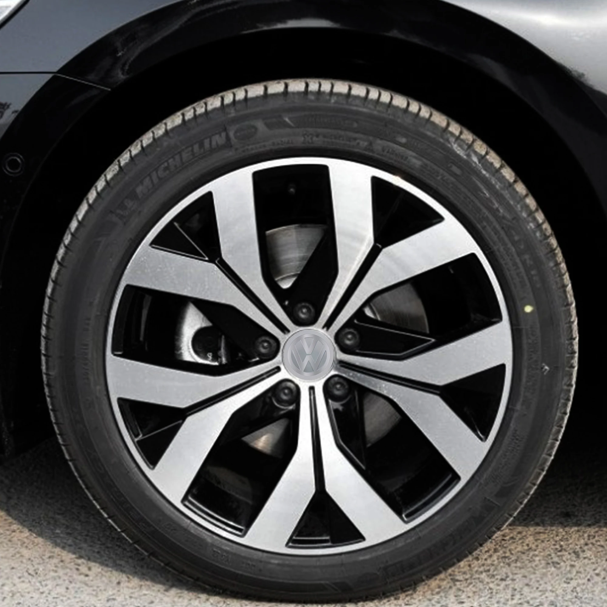 56/60/65mm Car Wheel Center Hub Cap Stickers Auto Rim Badge For Volkswagen Vw R GTI Tiguan Jetta Mk6 Scirocco Polo Touran Golf