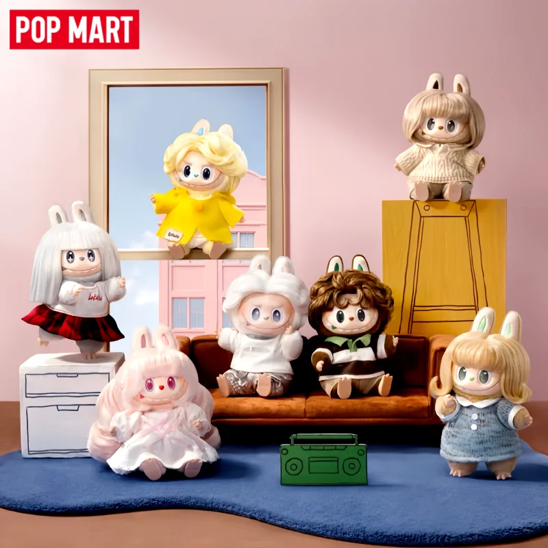 New Genuine POP MART THE MONSTERS LABUBU Hair Salon Series Vinyl Plush Pendant Blind Box Toys Desktop Decoration Surprise Gifts