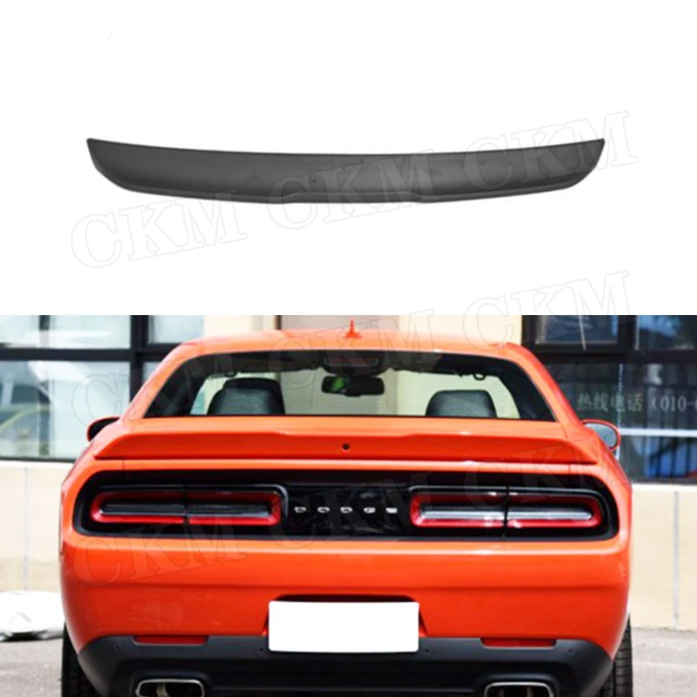 

CKMUUER Материал из углеродного волокна, задний спойлер для багажника, подходит для Dodge Challenger SPT, украшение автомобиля 2011-2014 гг., комплекты кузова автомобиля