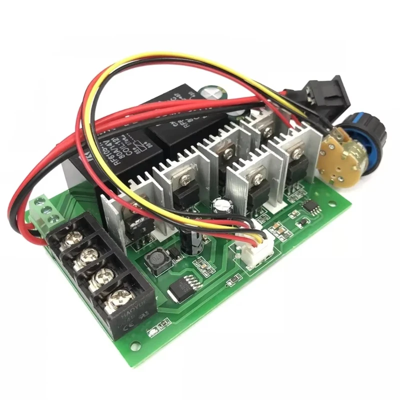 High Power 2000W 40A Forward and Reverse Motor Speed Controller PWM Brush Motor Controller DC 12V 24V 36V DC Power Supply