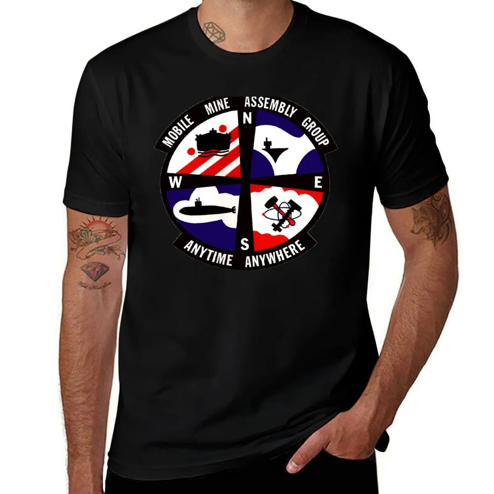 MOBILE MINE ASSEMBLY GROUP - MOMAG T-Shirt Christmas Casual Tee Shirt T-Shirt