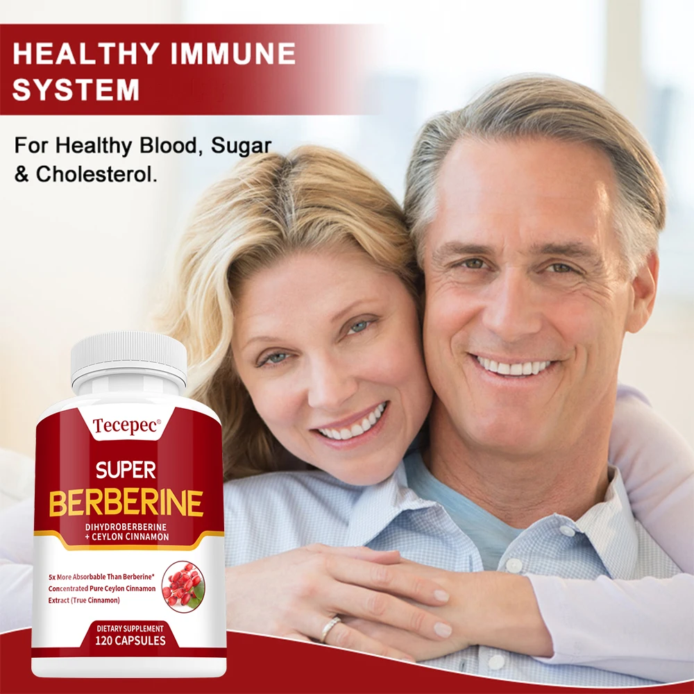 Dihydroberberine + Ceylon Cinnamon, Healthy Immune System, Glucose Metabolism, Heart Support, Gut Health, Dietary Supplement