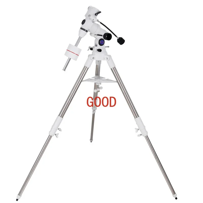 Maxvision EXOS-1 (EQ3D) Äquatorial montiertes Stativ mit 1,5 Zoll Stahlfußhocker Zubehör für astronomische Teleskope