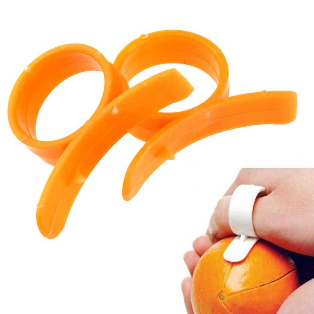 

10 Pcs Ring Orange Peeler Curved Fruit Skin Opener Citrus Lemon Ring-shaped Simple