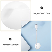 8Pcs USB Cable Clips Adhesive Cord Holders Wire Organizer Cable Management Clips for Desk Wall Car Office Wire Holder