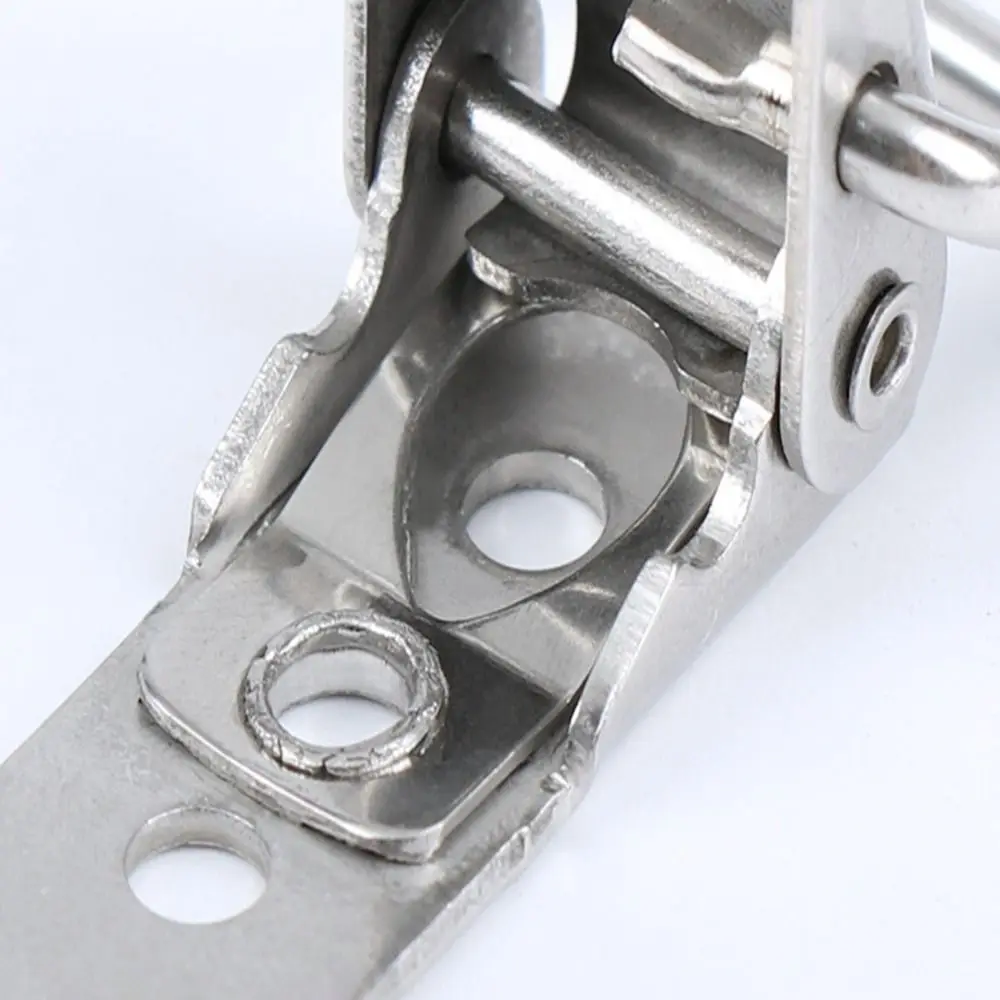 Stainless Steel Spring Clasp Buckle security Burglar-proof Toggle Latch Catch Hardware Multifunctional Duck Billed Buckles