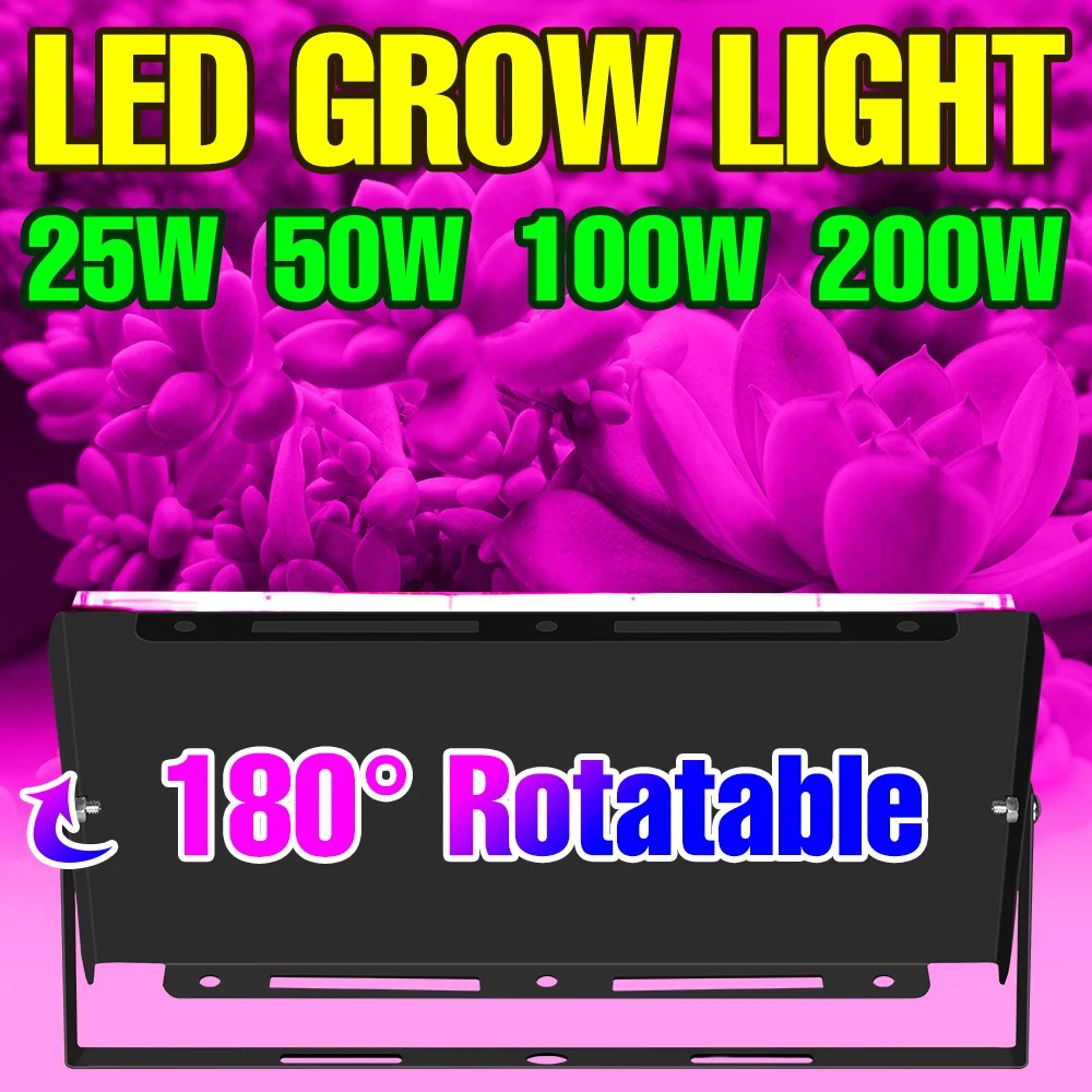 200W LED Full Spectrum Grow Light 220V Greenhouse Plant Lamp Tent Vegetables Indoor Flower Succulent Cactus Cultivation Lighting