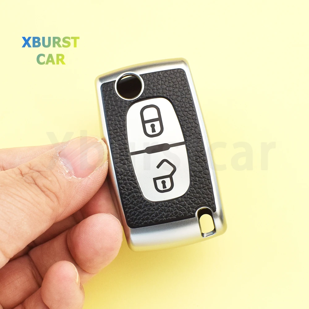 

Auto Keyless Shell Fob 2/3 Buttons Car Key Case Cover For Citroen C5 C6 C8 Xsara For Peugeot 407 607 3008 5008 107 207 307 308