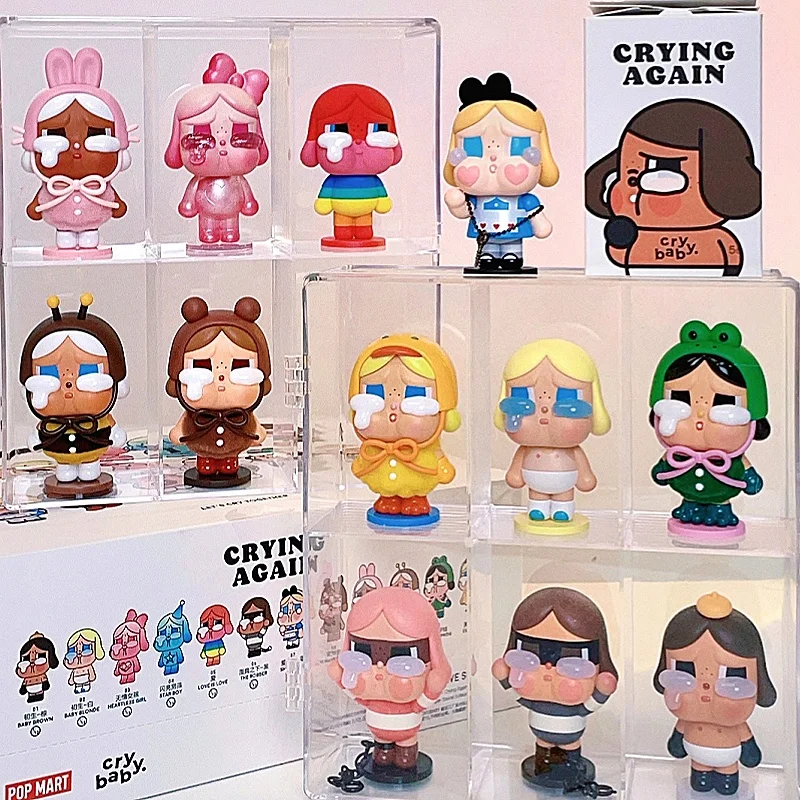 Genuine Mystery Box Crybaby Crying Again Series Cute Crybaby Blind Box Pvc Model Doll Toys Desktop Collection Birthday Xmas Gift