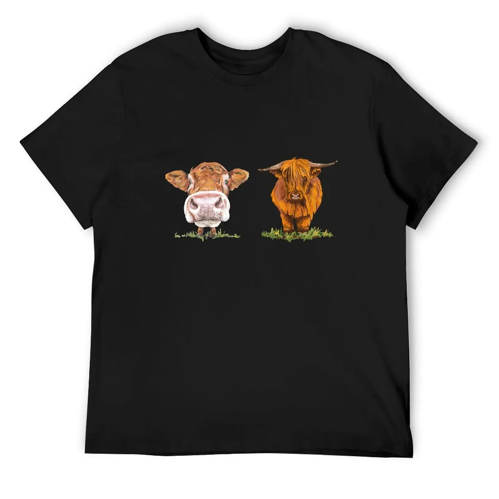 

Cute Cow and Heilan’ Coo T-Shirt custom t-shirts oversize t-shirts man T-shirts man mens big and tall t shirts