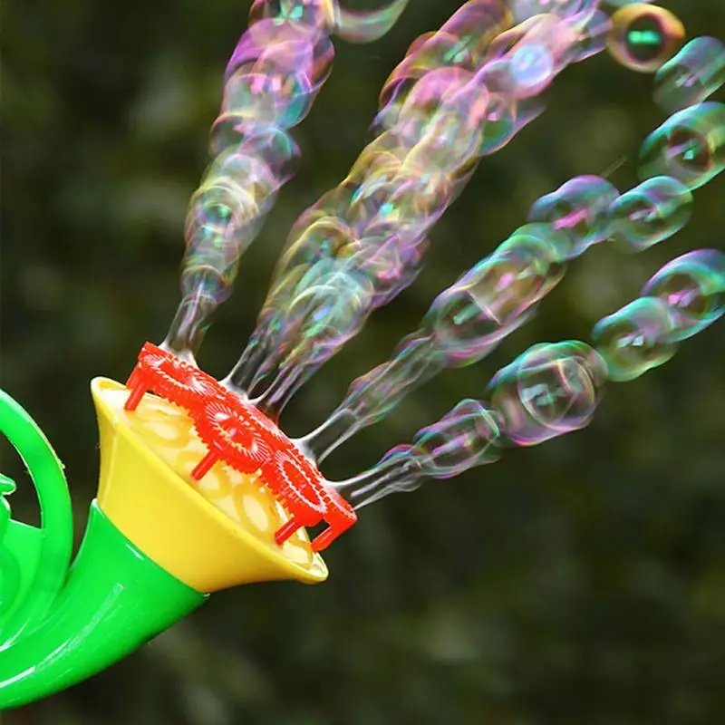 Bubble Wands For Kids Multi-head Outdoor Bubble Wands Saxophone Trumpet Shape Kids Funny Educational Toys For Garden Wedding