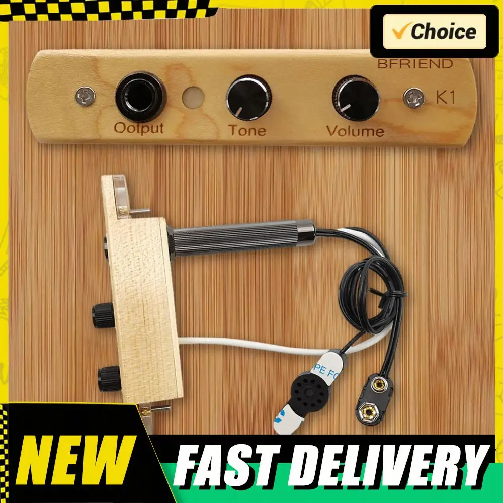 

Cajon Box Drum Preamp/Pickup Musical Instrument Pickup Microphone Electronic Pick-up System Percussion Instruments Accessories