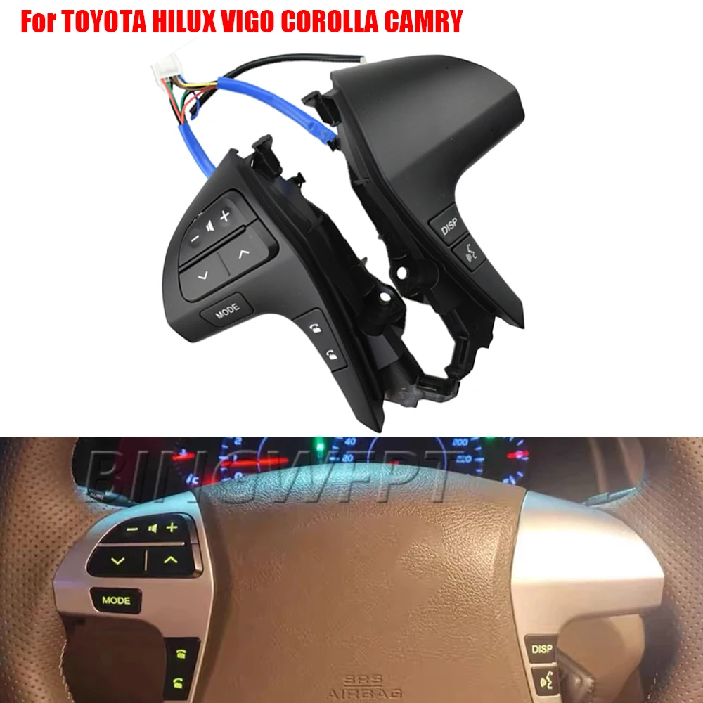 

84250-06160 For TOYOTA HILUX VIGO COROLLA CAMRY HIGHLANDER INNOVA 2011-2016 Auto Steering Wheel Audio Control Button Switch