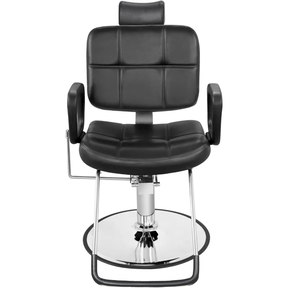 كرسي حلاقة هيدروليكي مستلق لصالونات التجميل والمنتجعات الصحية 2059 (أسود) #3