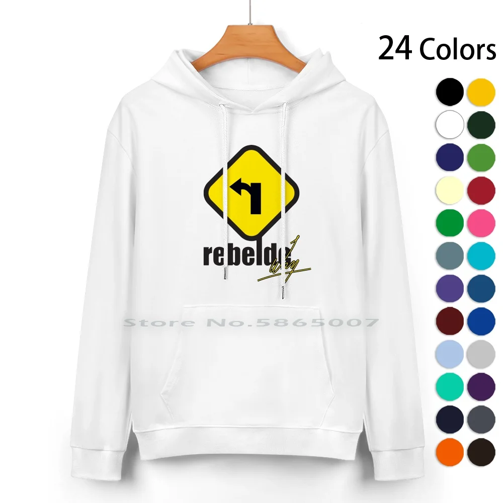 Rebelde Way Pure Cotton Hoodie Sweater 24 Colors Rebelde Way Argentina Juventud Latinos Argentinos Hispanos Marizza Mia Colucci