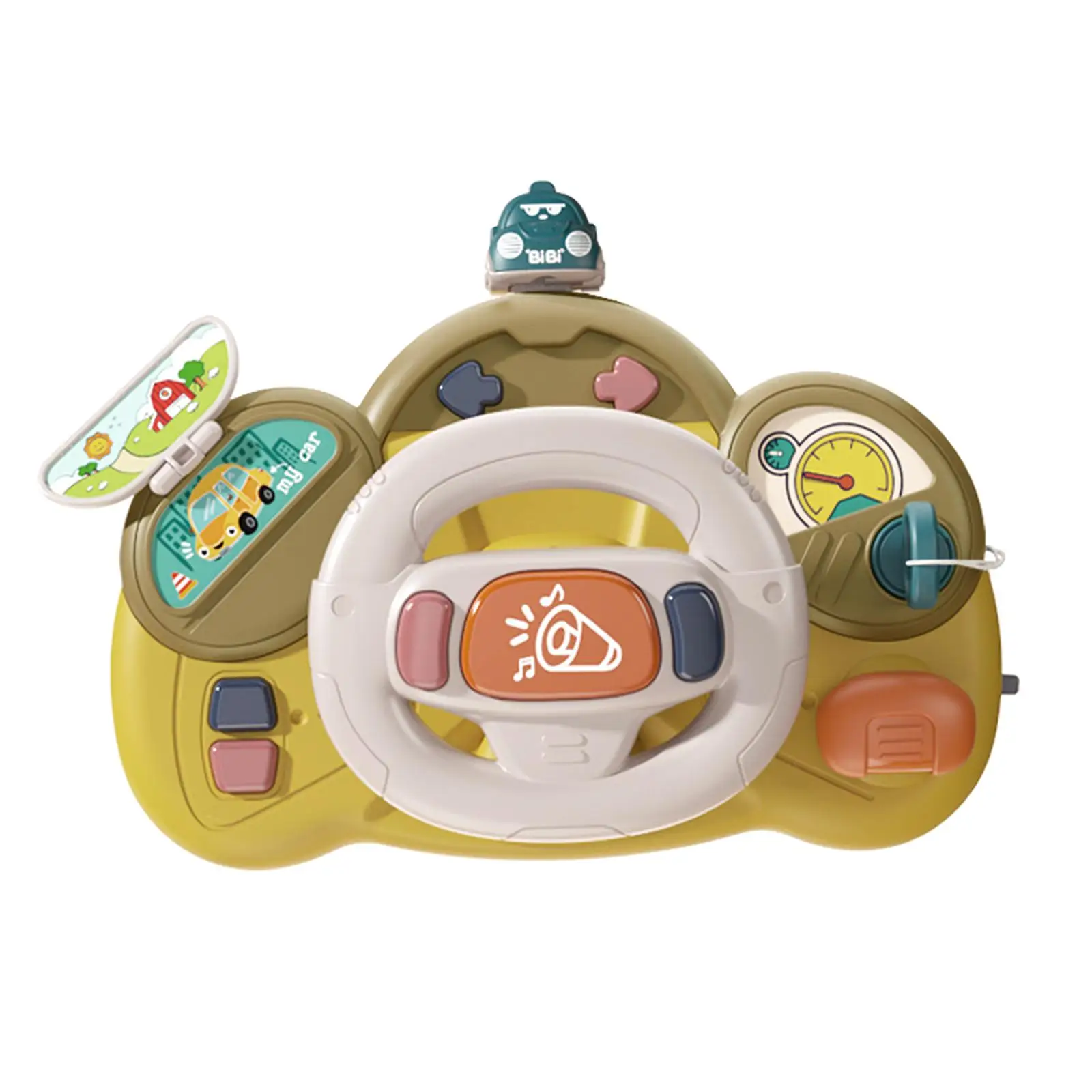 Electric steering wheel toy turning and learning driver 1 2 3 4 5 years old
