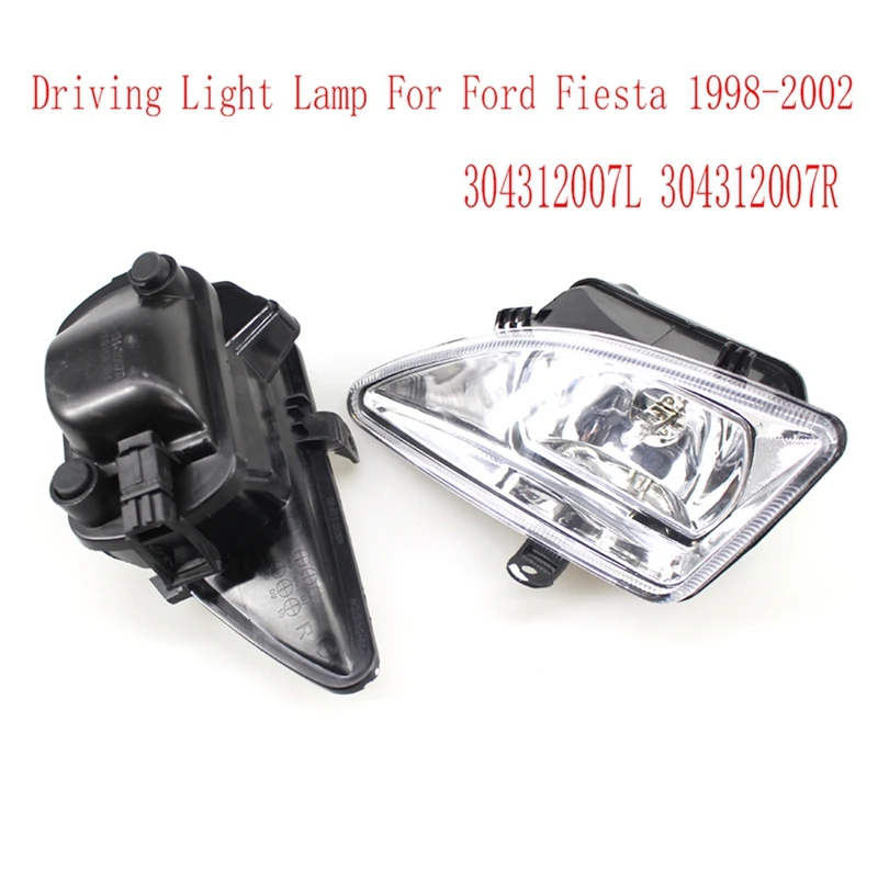 

Левый + правый передний бампер, противотуманная фара дальнего света для Ford Fiesta 1998-2002 гг. 304312007 L 304312007 Р