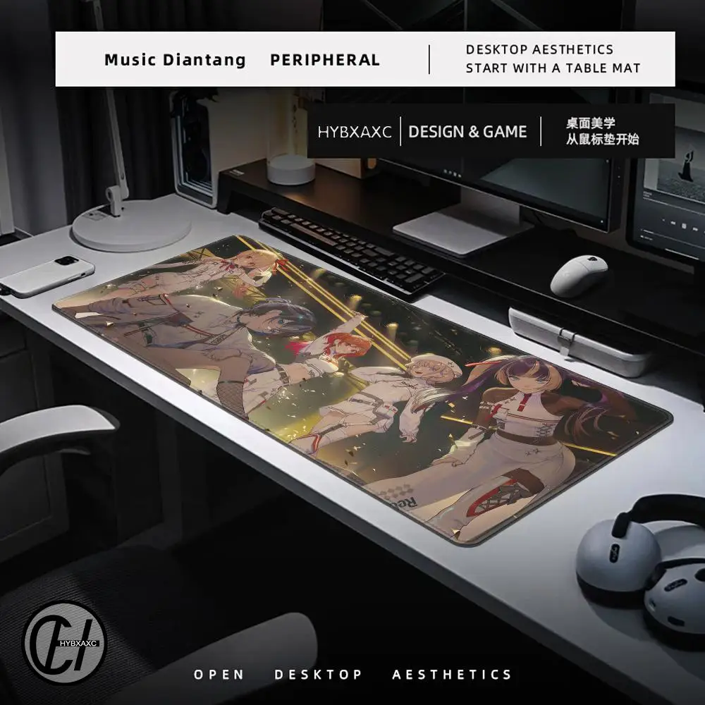 حار Virutal Idol J Kufuutei Raden المطاط HD الطباعة ماوس الوسادة الألعاب الملحقات حصيرة مكتبية طالب لوحة الكتابة