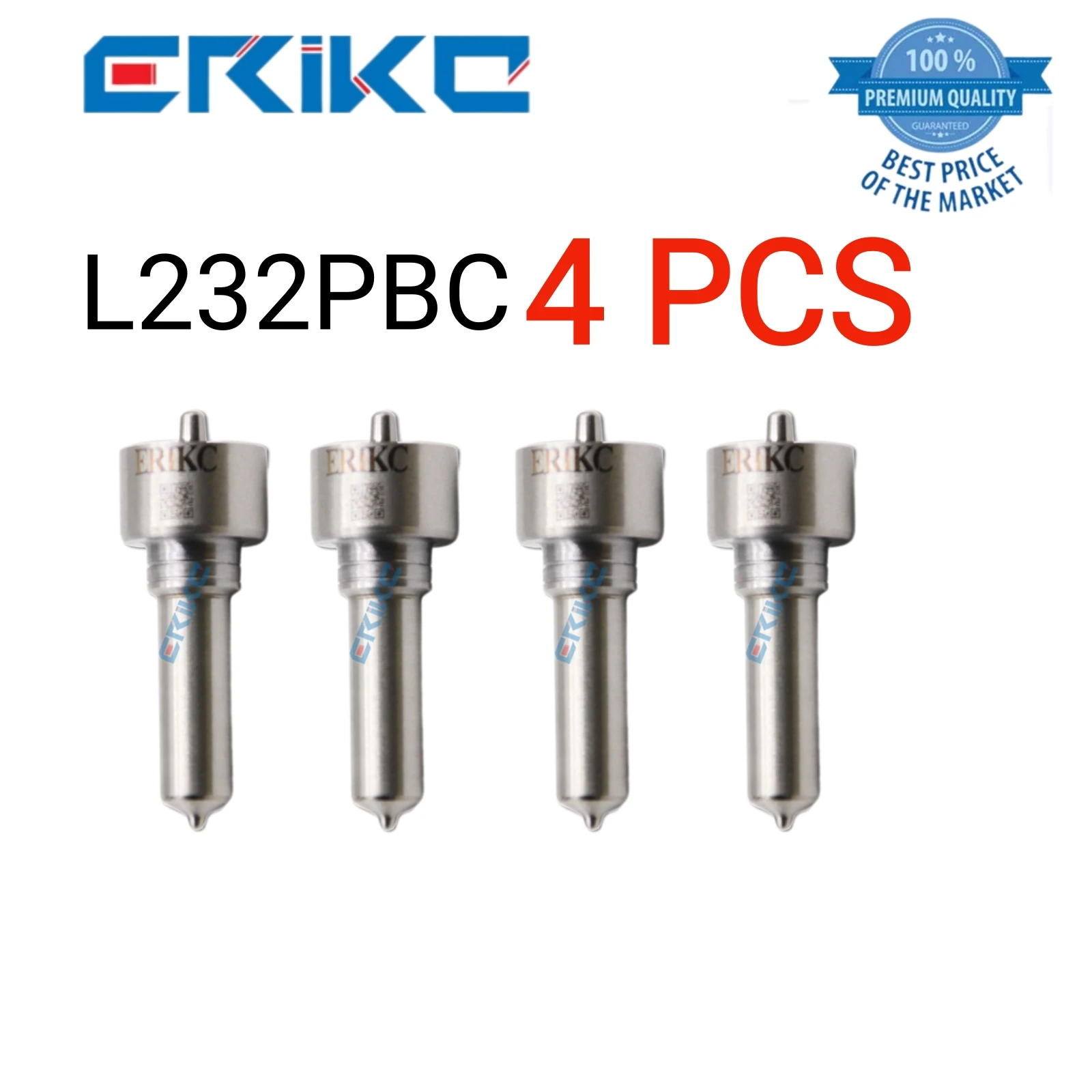 

4 PCS L232PBC Fuel Nozzle L 232 PBC Spray Nozzle L232 PBC Fuel Injector Nozzle for Delphi