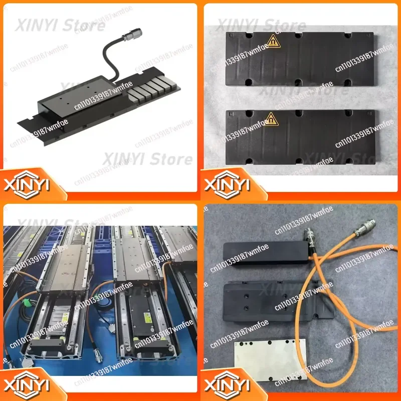 Large Thrust Linear Motor for CNC Machines Iron Core Mover Magnetic Stator Linear Actuator for Automation Equipment