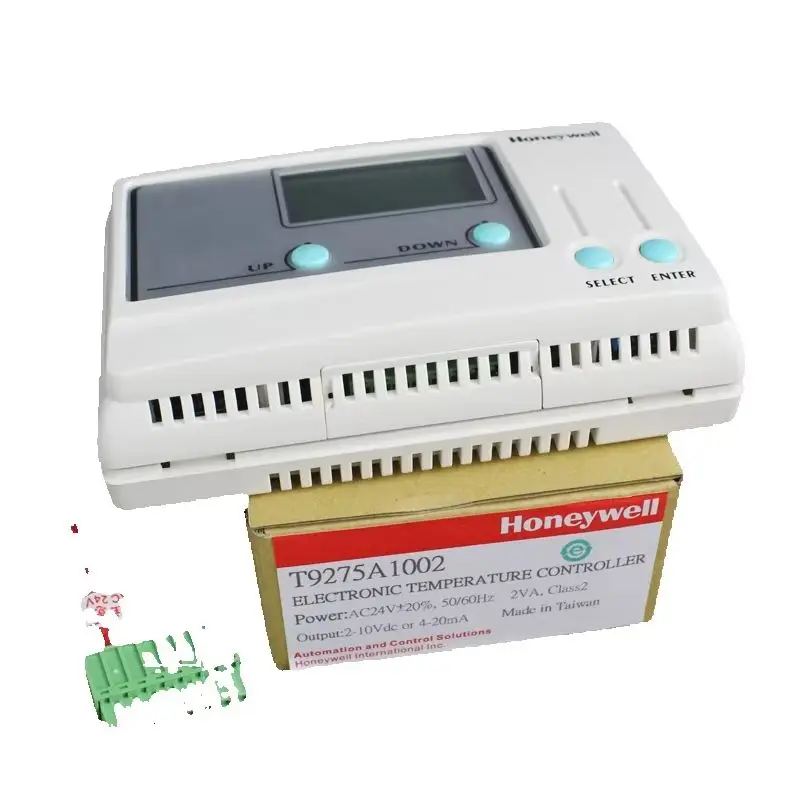 

T9275A1002 Электронный регулятор температуры обеспечивает пропорционально плюс интегрированный для коммерческого отопления, вентиляции.