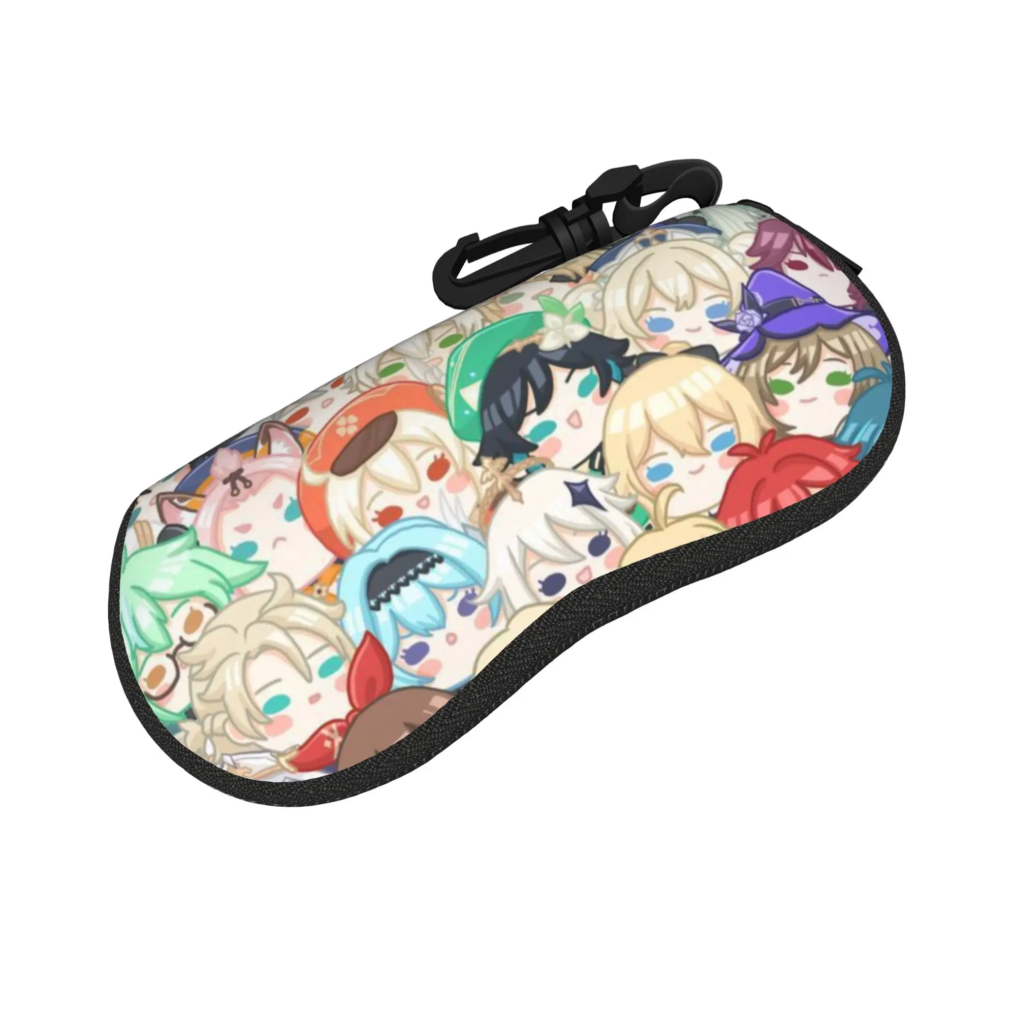 Lovely Cartoon Glasses Case Tartaglia Childe Genshin Impact Merch  Box  Sunglasses Storage Box Anti-Pressure Glasses Box
