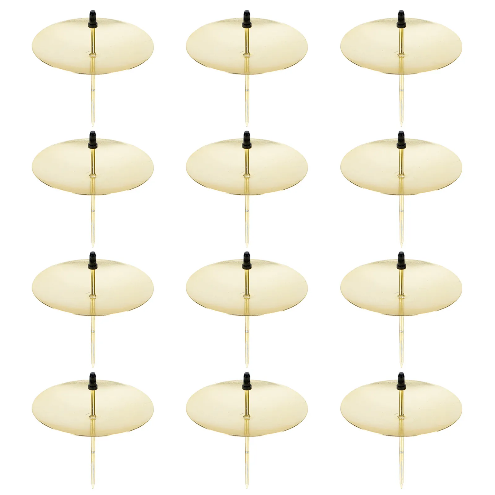 12Pcs Metal Fixators Holder Fixing Accessories for Christmas Birthday Wedding Party Home Decoration Large Diameter