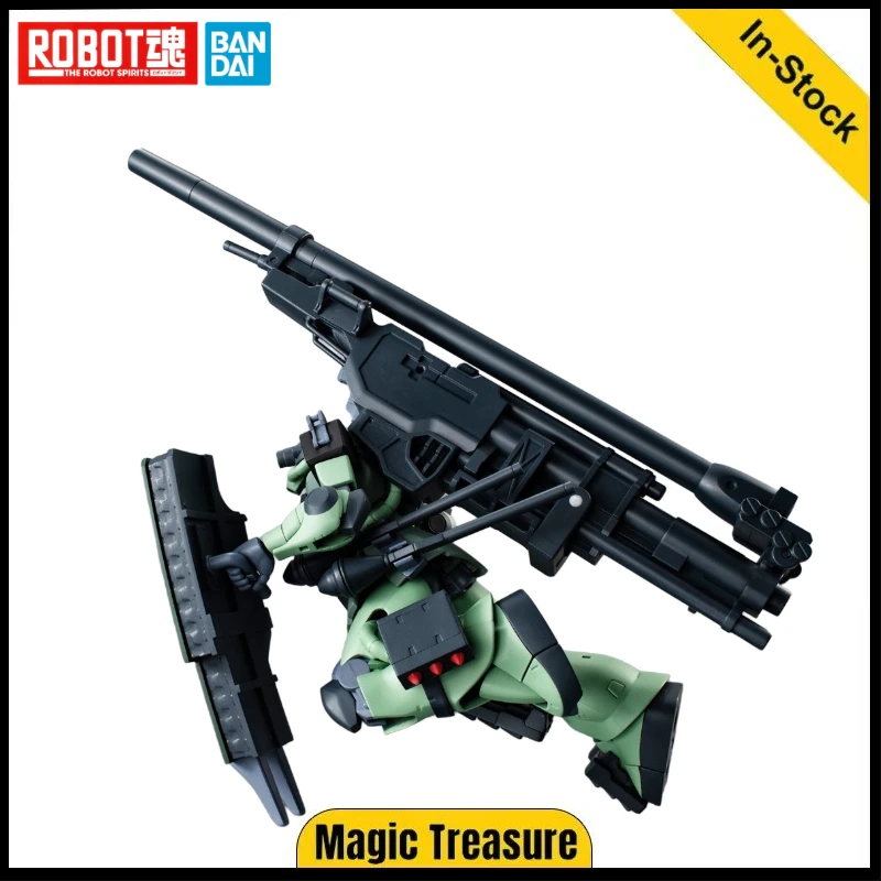 Original Genuine ROBOT Soul Mobile Suit Series Ghost Bullet MS-06F Zaku II (Gunner Type) Drama Version Collection Toys Gift