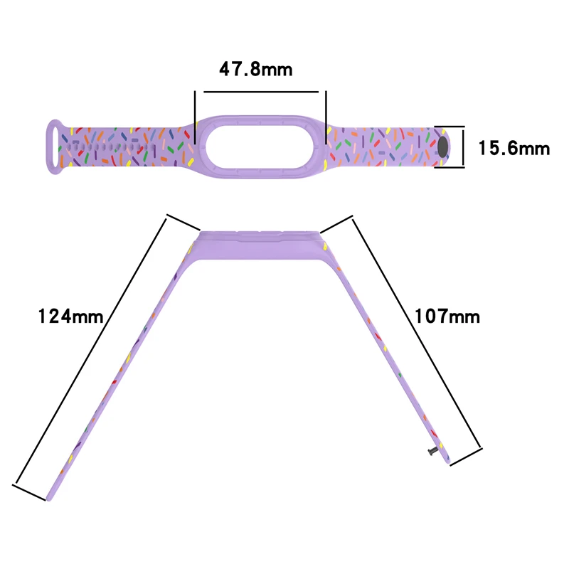 Cinturino in Silicone per Xiaomi Mi Band 8 cinturino cinturino di ricambio colorato cinturino da polso per Mi Band 8 NFC Correa Mi Band8