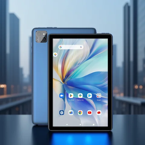 VASOUN Android 14 Tablet 10.1", 12GB(6+6 Expand) RAM, 128GB ROM, Octa Core, Dual SIM 4G Unlocked With 2.4G/5G WiFi GPS