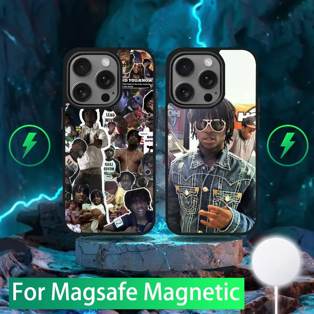

C-Chief Keef Rapper Phone Case For iPhone 16,15,14,13,12,11,Pro,Max,Plus,Mini,SE New Magsafe Magnetic Wireless Charging